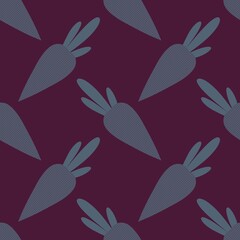 Summer vegetable seamless abstract polka dots carrots pattern for wrapping paper