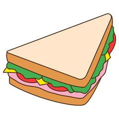 Sandwich vector illustration