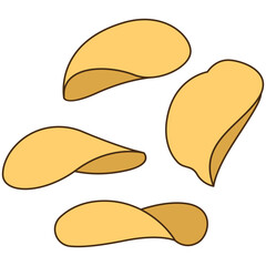 Potato Chips vector