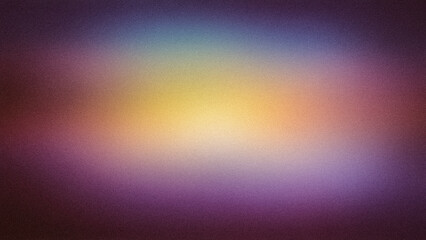 A dynamic gradient artwork showcasing a blend of purple, orange, yellow, and blue tones with a smooth grainy texture, ideal for wallpapers and digital art