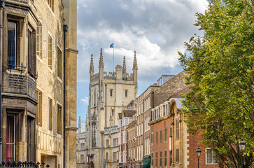 Fototapeta premium Architecture in the old town of Cambridge, United Kingdom