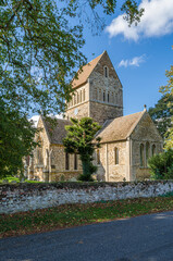 Fototapeta premium Anglican church in the village of Castle Rising, England