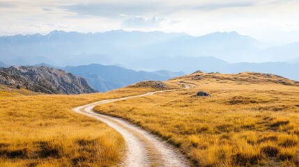 Winding mountain road reveals breathtaking valley views, perfect for nature lovers on Earth Day