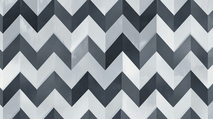 Patterned texture featuring shades of gray in a contemporary zigzag design for modern decor