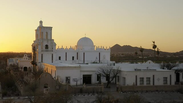 San Xavier del Bac Mission, Tucson, Arizona, USA