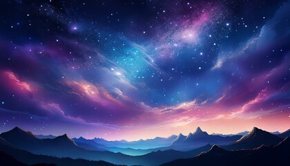 Fototapeta premium Constellations tell ancient tales of mythology. 