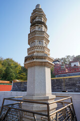 Stone Carving of Xumi Lingjing Site in Summer Palace, Beijing.