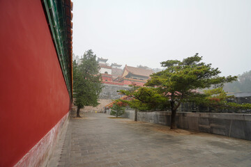Tibetan Architecture Scenery of the Four Great Regions Scenic Spots of Summer Palace in Beijing.