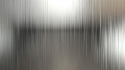 Fototapeta premium Soft reflections and chrome texture create an abstract aesthetic in a modern space