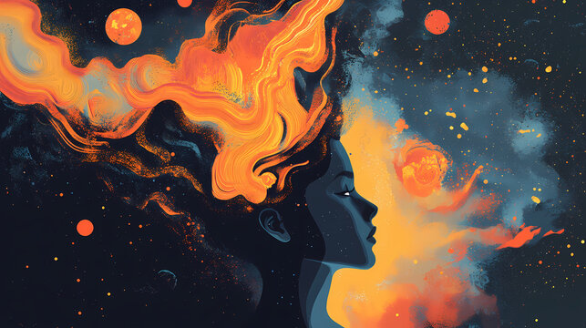 Parallel universe. new planet. generative ai. Galactic. Illustration