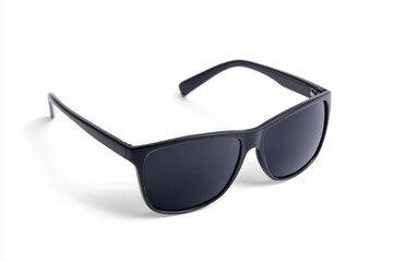 A pair of sunglasses with a black frame