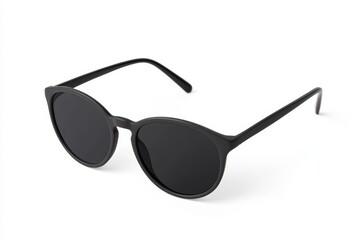 A pair of sunglasses with a black frame