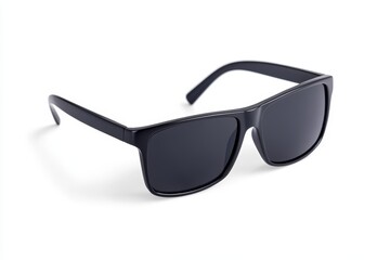 A pair of sunglasses with a black frame