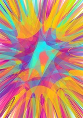 Obraz premium Background image uses transparent colors overlaid to create a graphic design image.