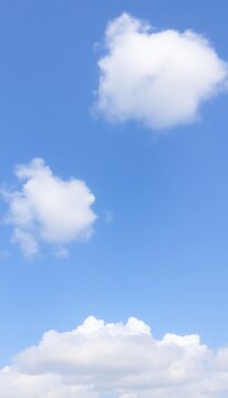 blue sky with a few clouds