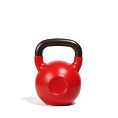 A kettlebell on a white background