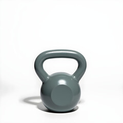 A kettlebell on a white background