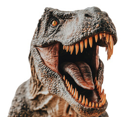 Obraz premium Realistic dinosaur model with intricate details, cut out - stock png.