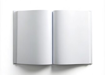 Blank Open Magazine Isolated - AI Photography