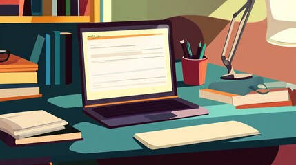 stack of books with a pen