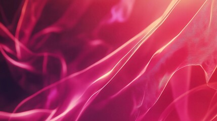 Obraz premium Abstract Pink and Purple Flowing Light Waves Background Image