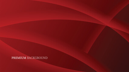 Modern abstract red background with dynamic waves
