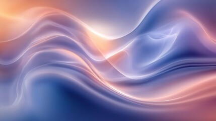 Obraz premium Abstract Waves of Colorful Light Flowing in Soft Movement