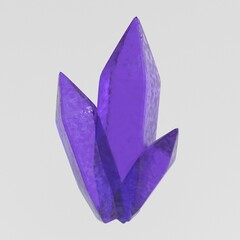 Crystal gems, jewel rocks, purple violet Amethyst mineral stones. isolated natural colorful gemstones, glass, jewelry or geology magic items, game assets purple rocks, game ui assets
