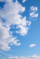 blue sky with a few clouds