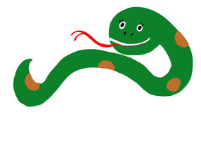 頭に乗っける蛇