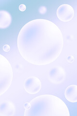 Water drops on gradient background bubble color concept graphic for illustration