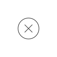 Cross icon template vector illustration