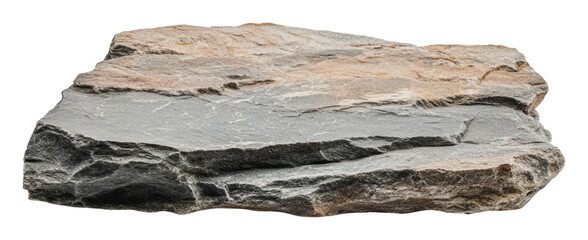 Natural stone slab for landscaping, cut out - stock png.