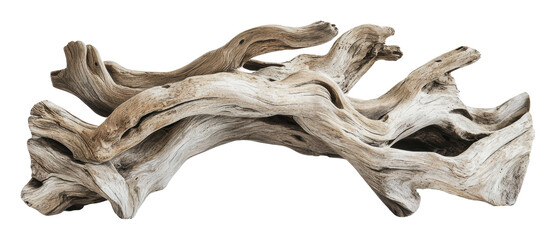 Unique natural wood piece for home decor accents, cut out - stock png.