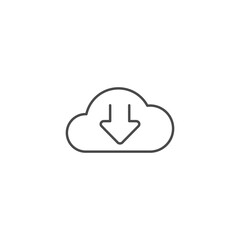 Download icon template vector illustration