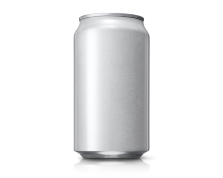 アルミニウム製のドリンク缶のモックアップ