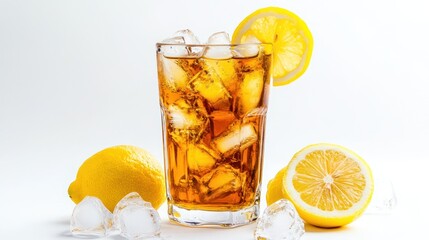 Fototapeta premium Refreshing Iced Tea with Lemon
