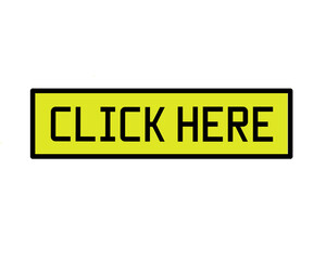 Yellow bar with text CLICK HERE icon on white background vector , yellow bar with text CLICK HERE design vector, CLICK HERE button icon illustration 