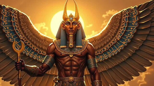 Amun is one of the most powerful deities in Egyptian mythology.