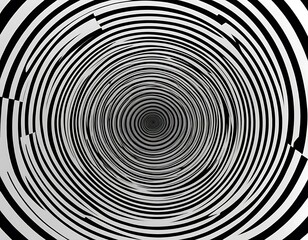 Naklejka premium black and white spiral background