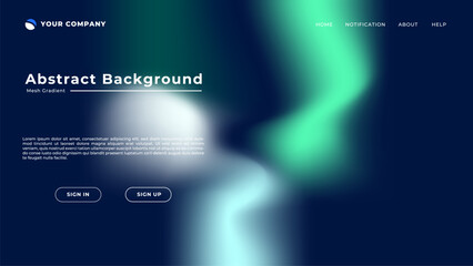 Obraz premium Mesh gradient abstract background for your landing page design. Minimal background for website designs