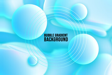 bubble gradient background wallpaper design for text and image layout