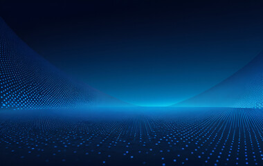 Obraz premium Blue background image, texture, circle, curve, gradient, banner