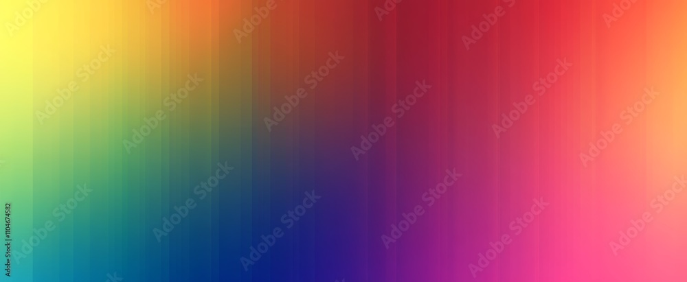 Aufkleber vibrant rainbow gradient background abstract colorful spectrum design banner creative copy space