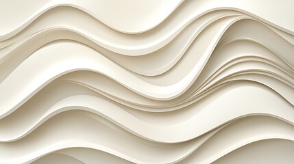 Abstract background of white wavy lines.