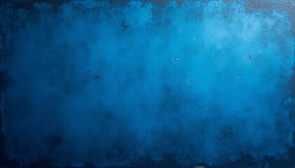 Fototapeta premium Blue abstract painting with textured surface