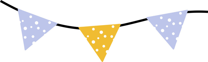 Polka Dots Party Flag