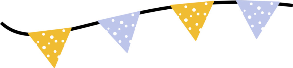 Polka Dots Party Flag