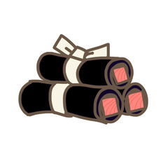 シンプルな鮭入り昆布巻き