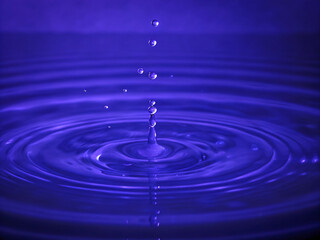 drop of water. water, drop, blue, ripple, liquid, splash, droplet, abstract, wave, nature, clear, drip, waterdrop, rain, circle, spa, drops, macro, splashing, drink, clean, fresh, surface, health, mot